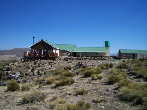 The famous Sani Top, Highest Pub in Africa. They serve some excellent hearty food, and wonderful hot chocolate.