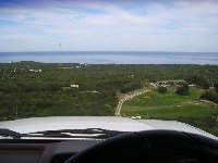 View from my Hilux at Sea View Eastern Cape
