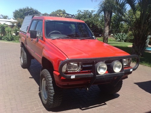 Mountain Man's Hilux AKA The Red Peril.