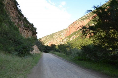 gravel road to Patensie