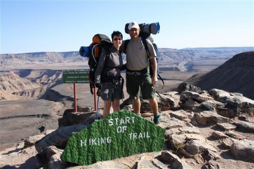 Elmi and I at Fishriver Hike