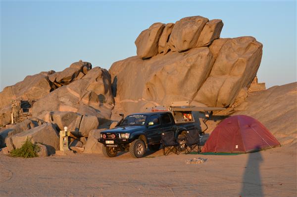 Camping at Luderitz