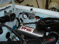 Receiver tank fitted with quick coupler manifold.JPG