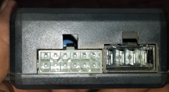 Unit's side with connectors