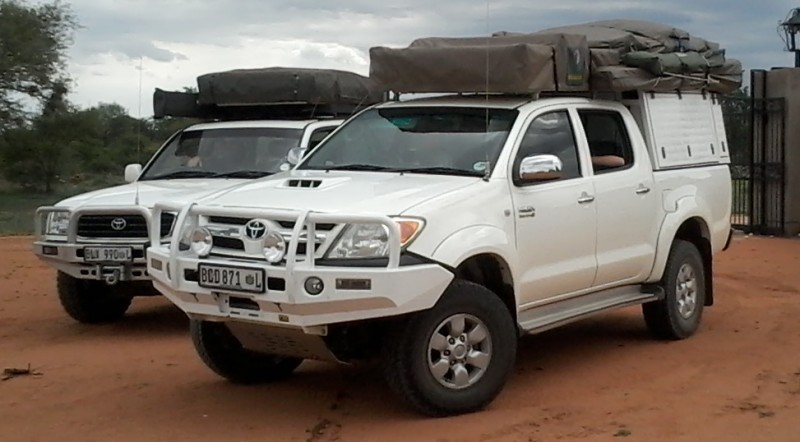 my hilux in botswana